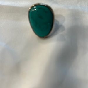 Silpada sterling silver turquoise ring, size 8?